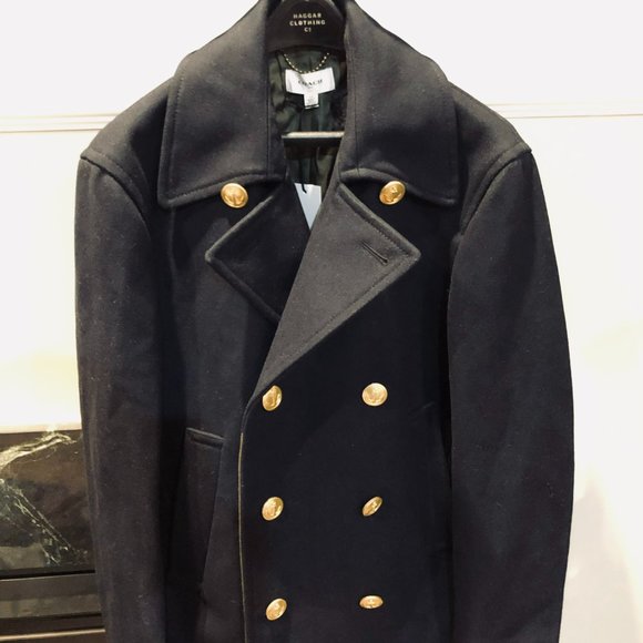 Coach Wool Mariners Pea Coat - Picture 2 of 16